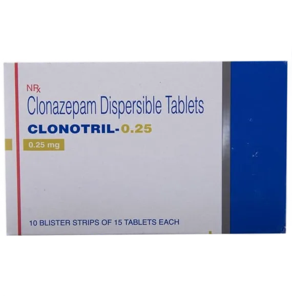 clonotril 0.25mg tablet 15's